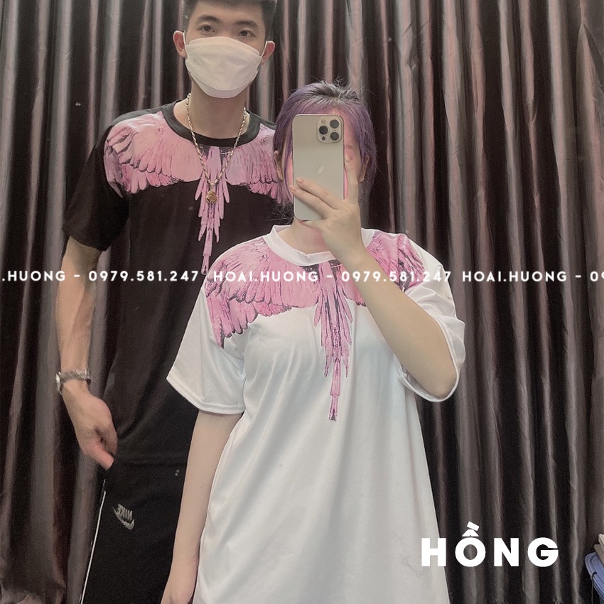 Áo Cánh Chim Bur.lon Viền Vai Nam Nữ Unisex Cotton In Nhiệt Ảnh Thật Kèm Video