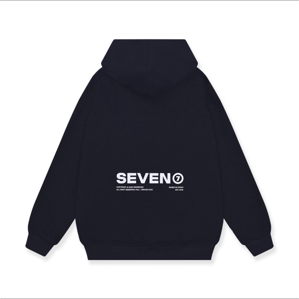 Áo Hoodie Seven 7 Mũ 2 Lớp Unisex , Hoodie Nam Nữ Local Brand Chất Nỉ Phù Hợp Nam Nữ Phong Cách Hàn Quốc