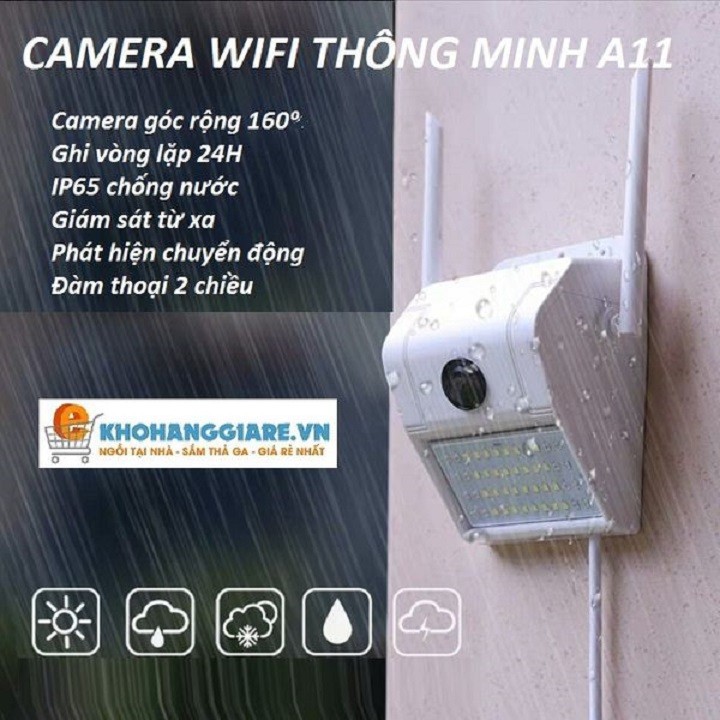 Camera wifi thông minh 48 đèn led A11