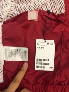 Áo gió HM xuất dư