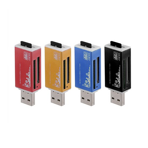 Đầu đọc thẻ USB 2.0 Micro SD SDHC TF M2 MMC MS tất cả trong 1 chuyên dụng