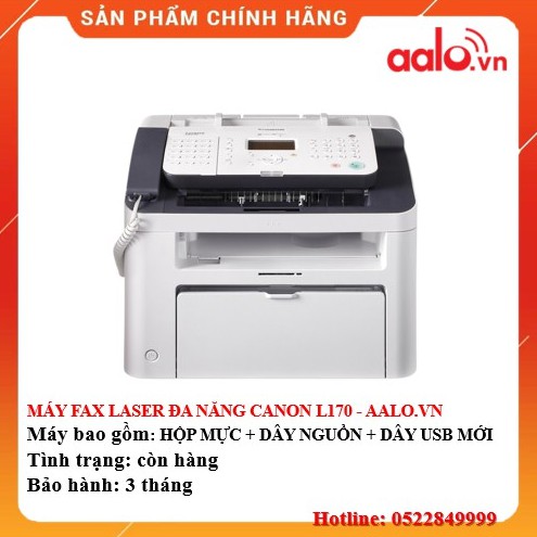 MÁY FAX LASER ĐA NĂNG CANONN L170 ĐÃ QUA SỬ DỤNG - AALO.VN