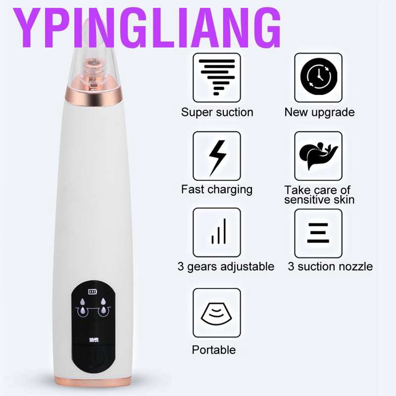 Ypingliang Facial Pore Cleanser Electric Remove Blackheads Pimples Skin Beauty Massage Instrument