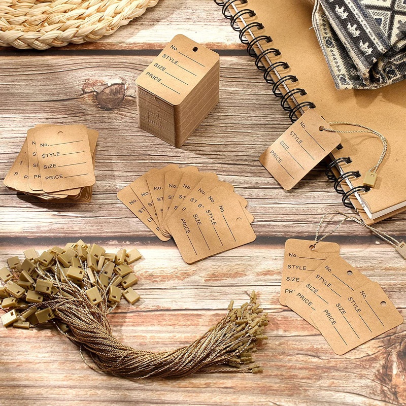 Set 1000 Thẻ Giấy Đánh Dấu Giá Tiền Sử Dụng Cho Trưng Bày