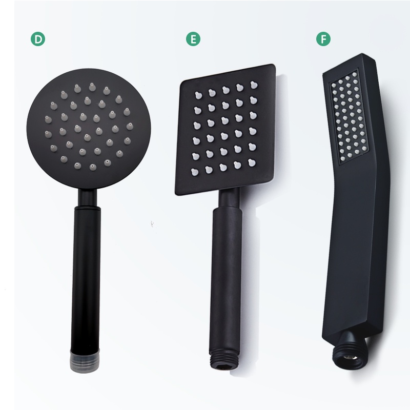 Vòi Hoa Sen Cầm Tay Màu Đen Chất Lượng Cao