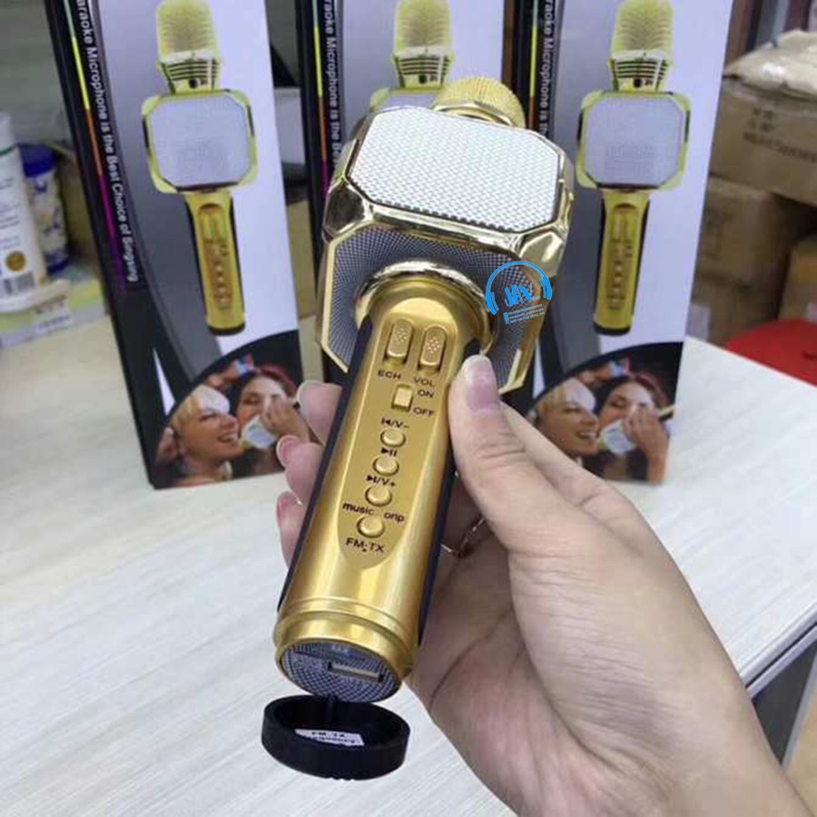 [Mã ELORDER5 giảm 10K đơn 20K] Míc Hát Karaoke Bluetooth SD10 giá rẻ, âm thanh chất nhất trên thị trường - BH 3 tháng