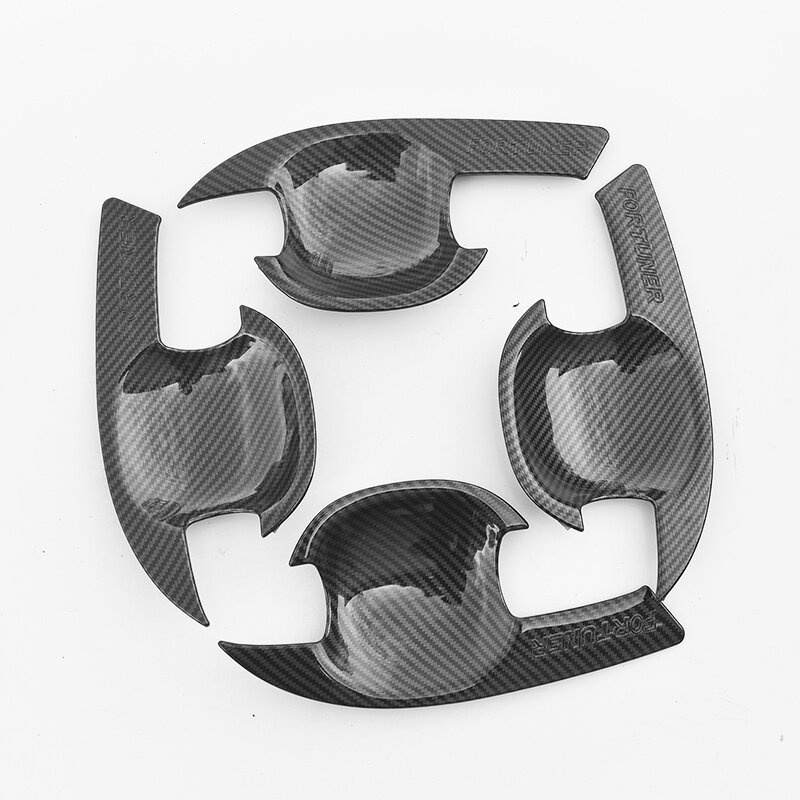 Ốp Bọc Tay Nắm Cửa Xe Hơi TOYOTA FORTUNER 2004-2014 AN50 AN60 Bằng Sợi carbon