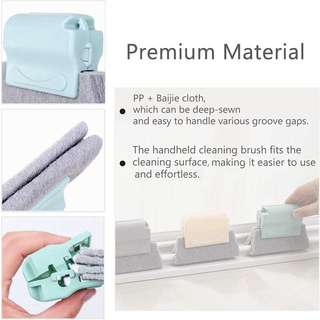 Jendela sikat multifungsi slot sikat pembersih sikat pembersih jendela sikat pembersih panduan rel jendela sikat sikat slot kreatif