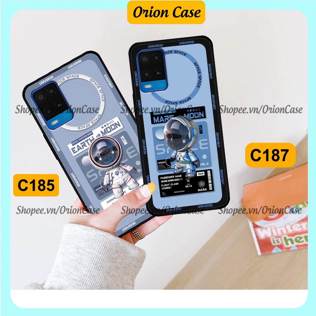Ốp Oppo A54 / A55 in hình astronaut pro nasa, moutain cá tính.ốp lưng chống sốc.