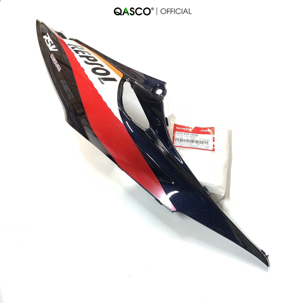 Nhựa ốp sườn phải HONDA Wave RSV 100 bản REPSOL (phanh đĩa / vành đúc)  QA(64600KVRV80ZA) _( ZZ1 4C)