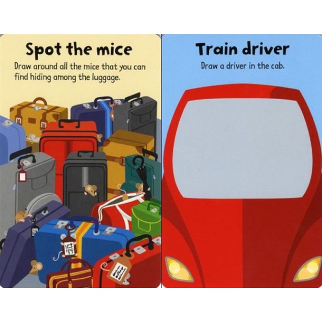 Sách - Anh: 100 Things For Little Children To Do On A Train