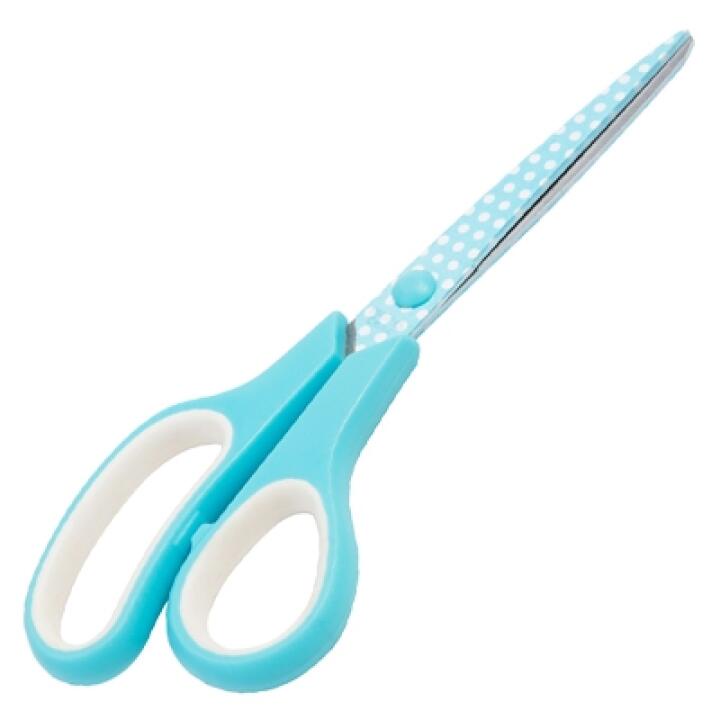 Kéo Cắt Giấy ARTBOX Hàn Quốc Chấm Bi Màu Bạc Hà Dễ Thương