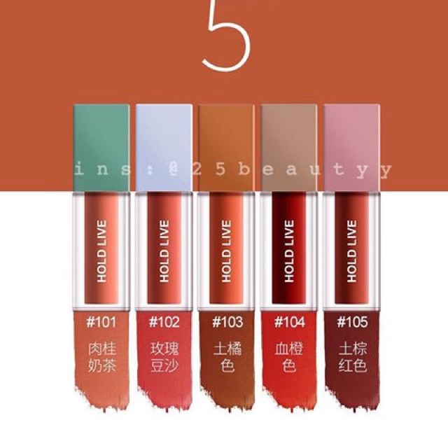 Son kem nắp đính đá Hold Live Star-Charm Velvet Matte Lip | Thế Giới Skin Care