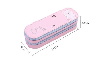 Bóp viết da 2 tầng kute
