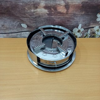 Bếp cồn inox nấu lẩu Hương Gia cao cấp có mâm chắn gió - Bếp cồn mini cho quán nhậu, quán lẩu BC004 - conthachsaigon