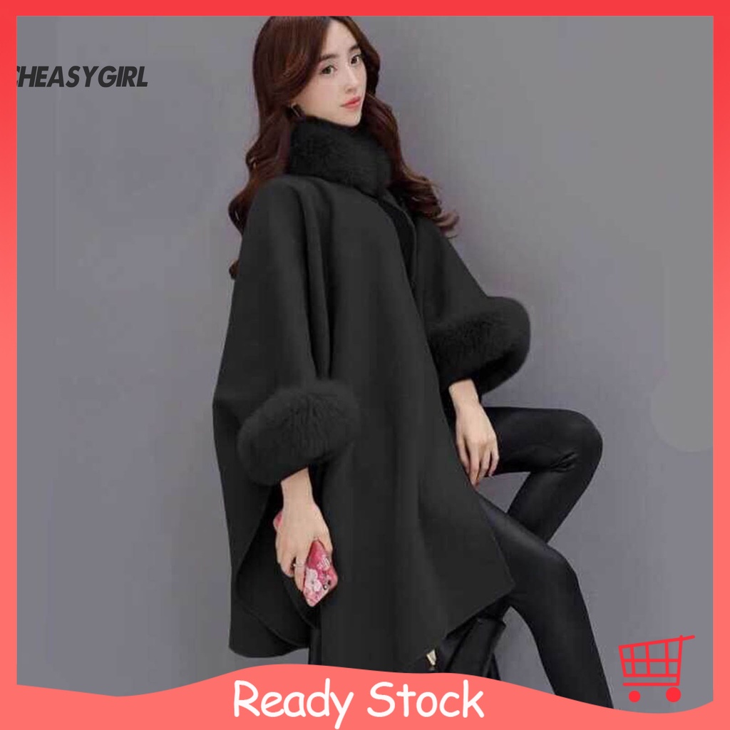 Áo choàng dày giữ ấm thời trang thu đông
