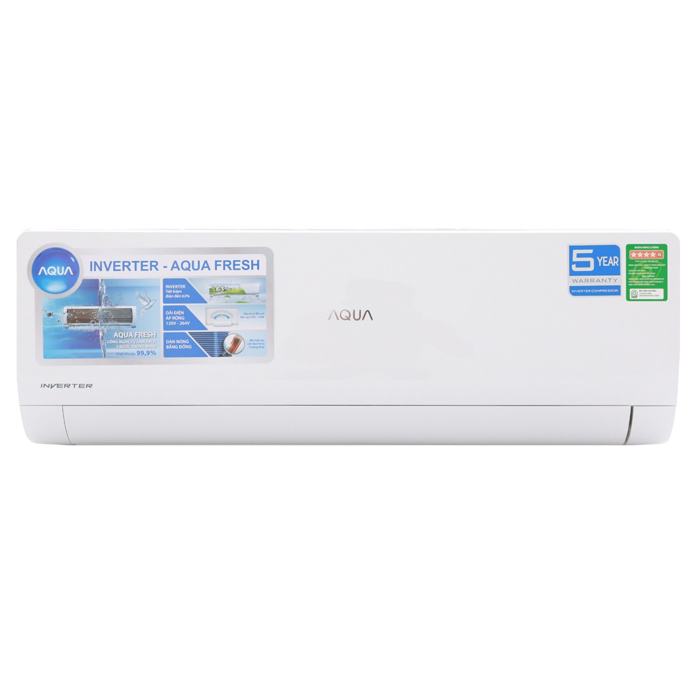 Máy lạnh Aqua Inverter 1.5 HP AQA-KCRV12WJB [MIỄN PHÍ CÔNG LẮP ĐẶT]