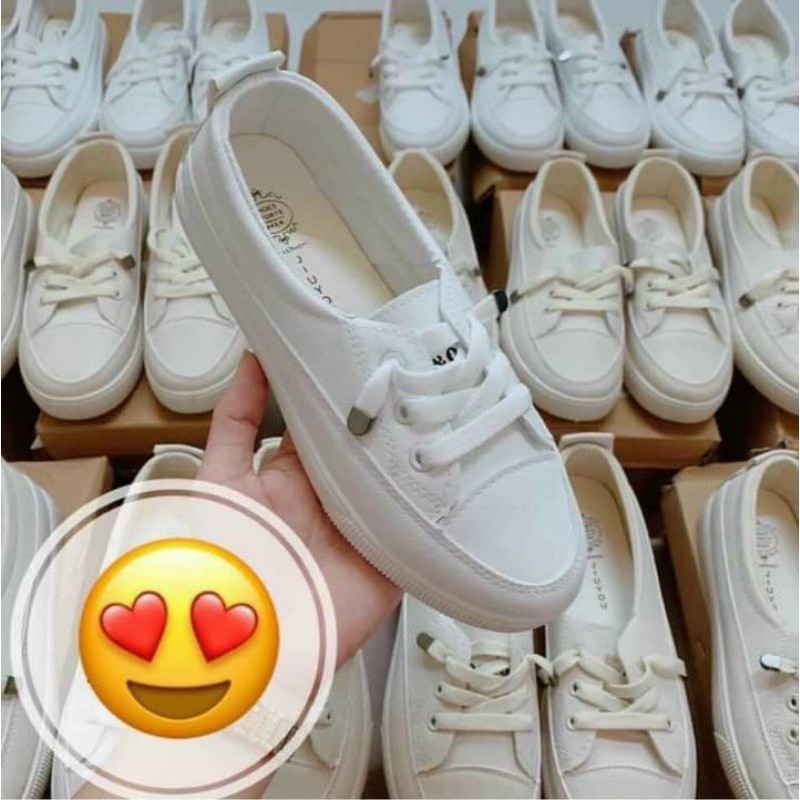 [Mã FAMAYWA giảm 10K đơn 50K] [HÀNG QC]_ Giầy thể thao nữ/ slip on nữ dây rút hè 2021_ sẵn hàng