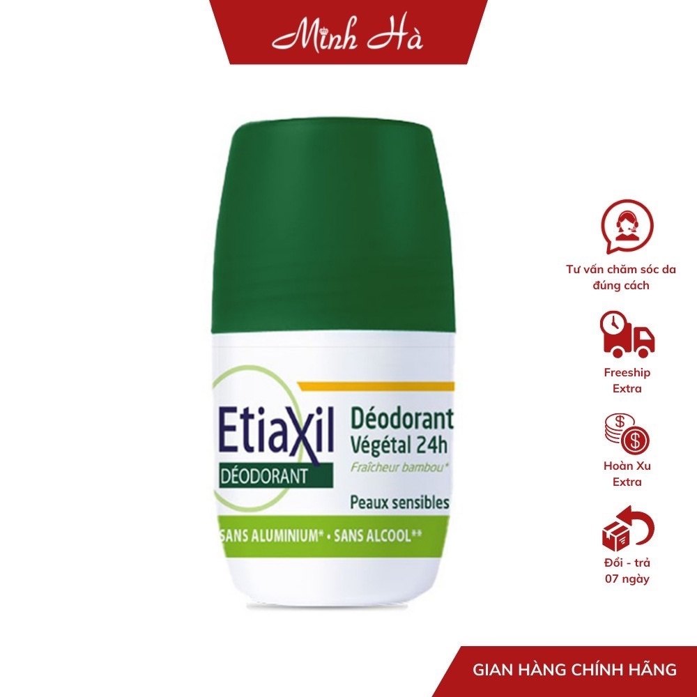 Lăn khử mùi Etiaxil Deodorant Douceur 48h Roll-On 50ml giúp ngăn mồ hôi chuyên biệt