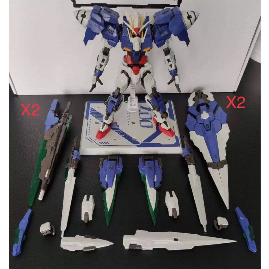 Mô Hình Lắp Ráp Gundam MG 00 Seven Sword MJH BẢN MỚI x2 Sword x2 Gun (tặng kèm base)