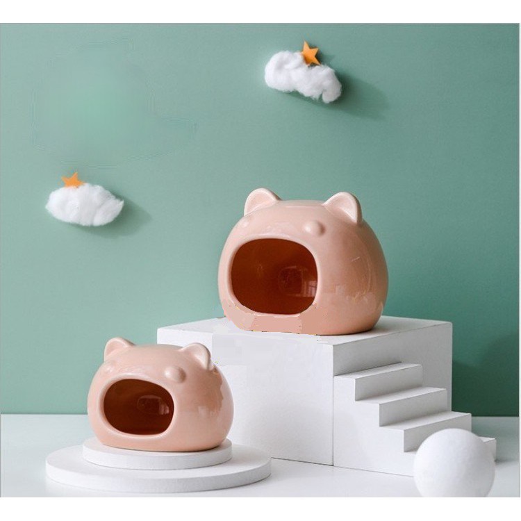 Nhà Ngủ Sứ Hamster Hình Mickey Dễ Thương - iPet Shop
