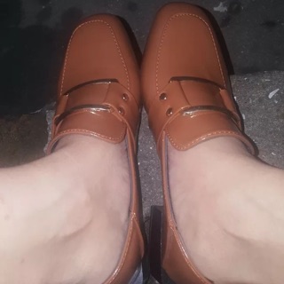 Giày oxford đạp gót