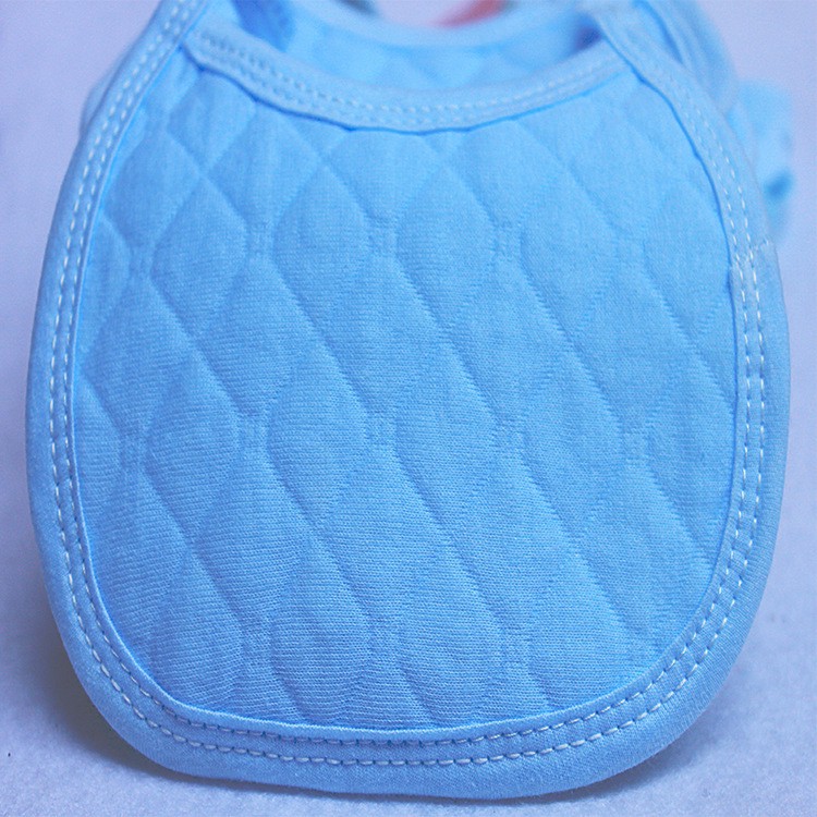 Yếm cotton màu trơn thấm hút tốt cho bé