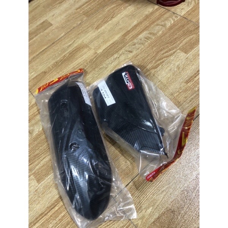 ốp pô +ốp bầu gió (pô e) xe LEAD 20-22 nhựa ABS các bon