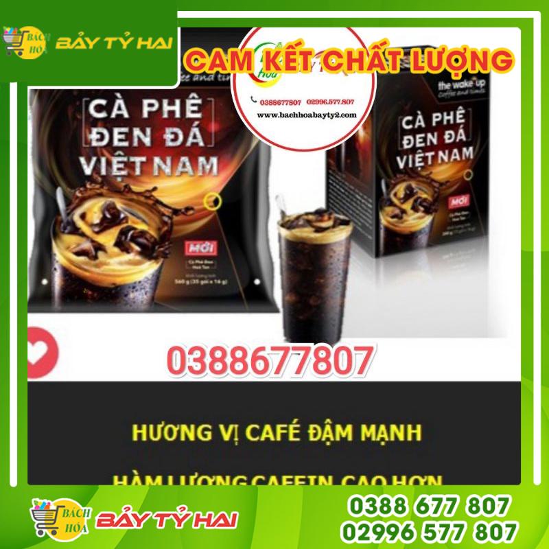 Cà Phê Đen Đá Wake Up [Sản Phẩm Mới] {Bịch 560g & Hộp 240g}