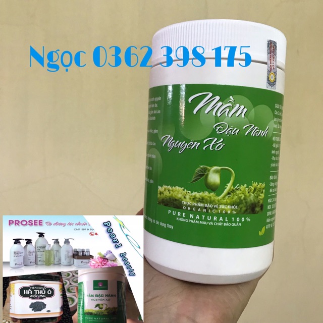 BỘT MẦM ĐẬU NÀNH NGUYÊN XƠ NGUYÊN CHẤT CHÍNH HÃNG HỒNG VÂN