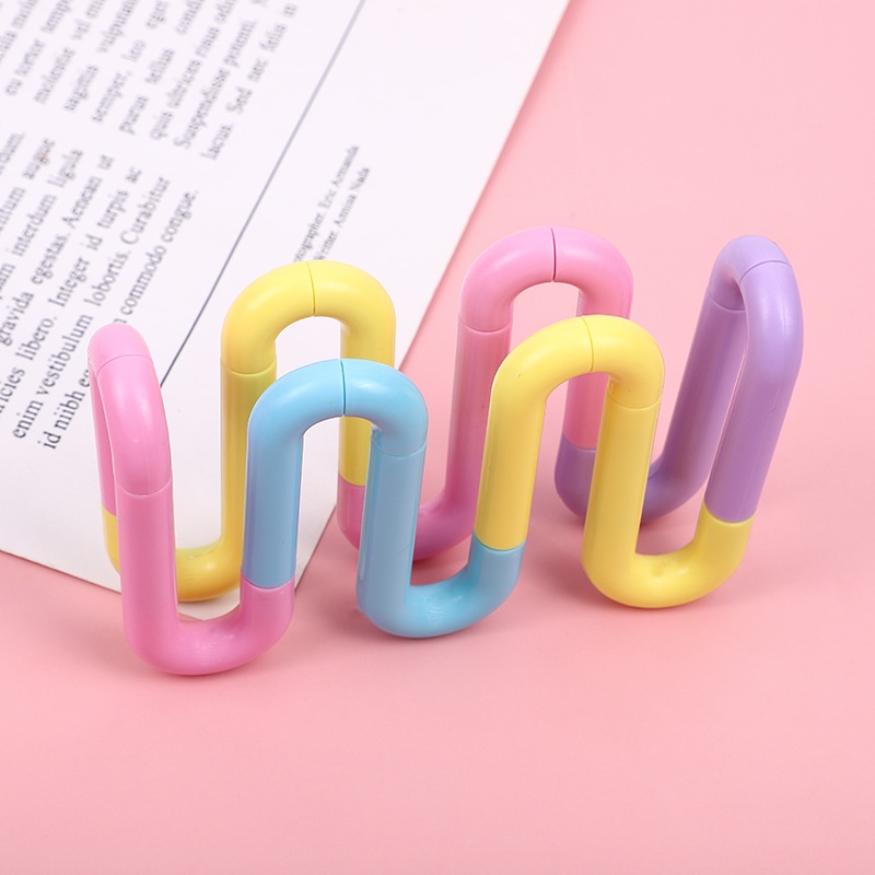 Bút Mực Gel Màu Kẹo Hình Dây Xích Sắt Hoạt Hình Sáng Tạo