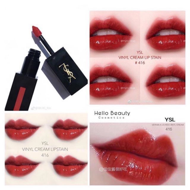 SON YSL VINYL CREAM LIP STAIN 416 | BigBuy360 - bigbuy360.vn