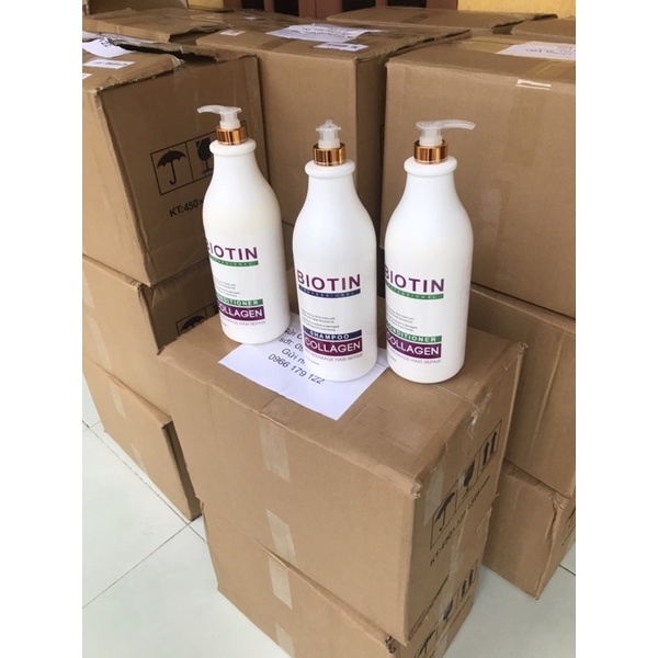 Dầu gội xả Biotin colagen 4000ml/2chai