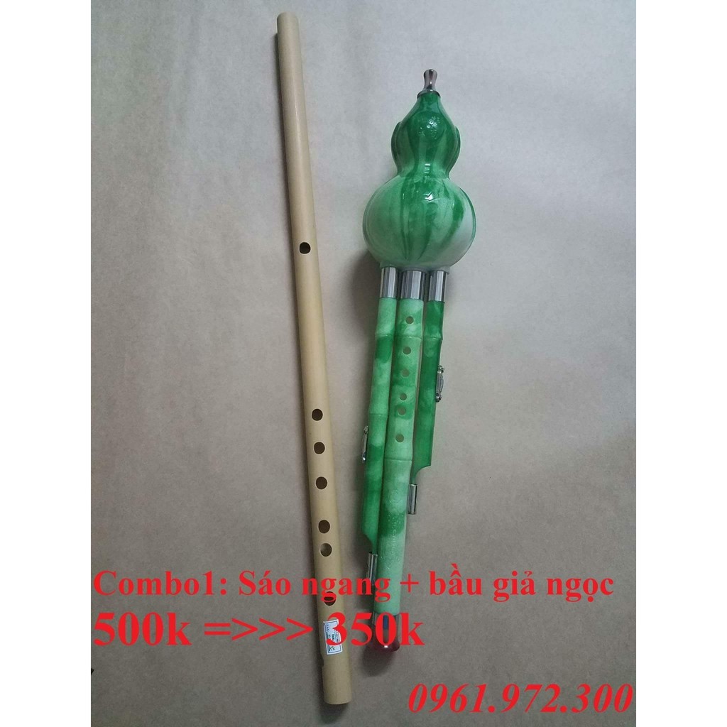 combo sáo bầu + sáo ngang vt1