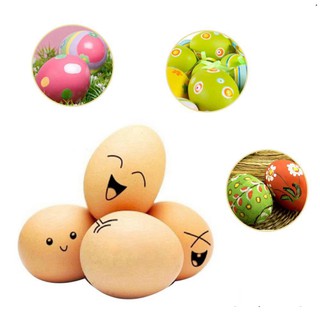 Trứng gà chất liệu giả trang trí M2U6