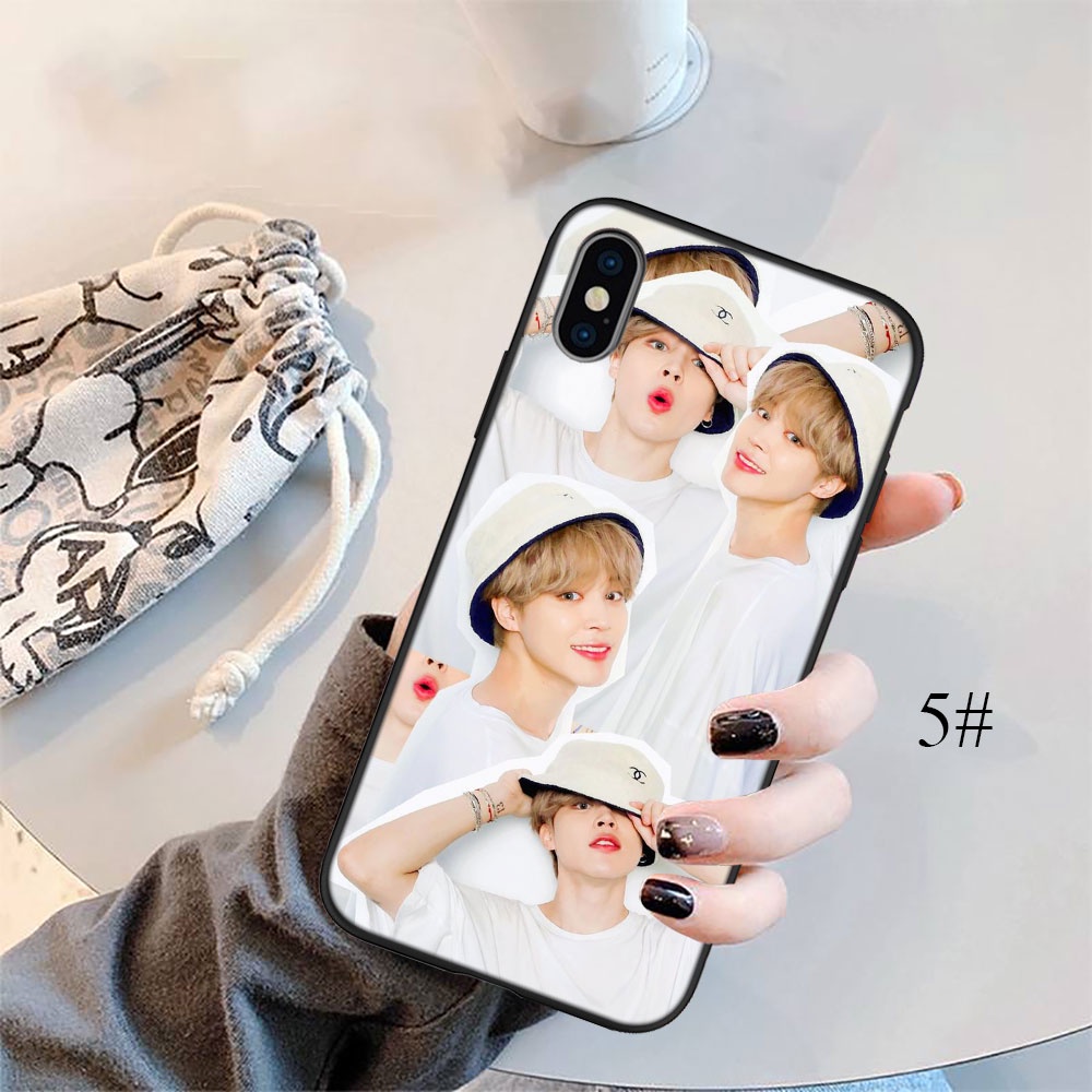 Ốp Điện Thoại Silicon Dẻo In Hình Nhóm Nhạc KPOP Jimin FO42 Cho iPhone 5 5S 6 6S 7 8 11 Pro Max Plus SE