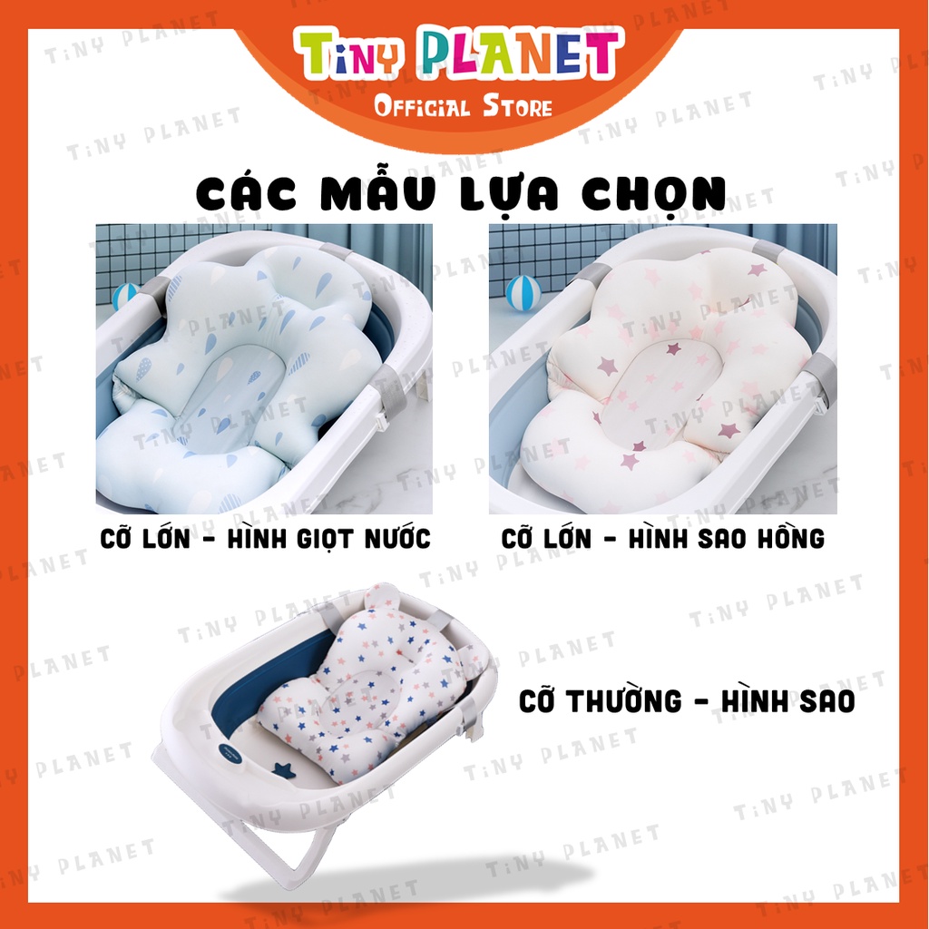 [2 KÍCH CỠ] Phao tắm đệm tắm sơ sinh cho bé hình sao Tiny Planet