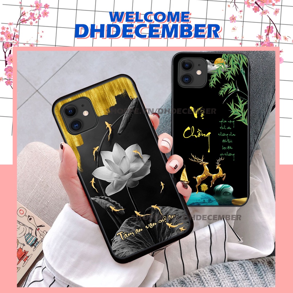 Ốp lưng iphone 11 / 12 / 12 MINI in hình thư pháp tâm an vạn sự an ,mã đáo thành công SIÊU CHẤT