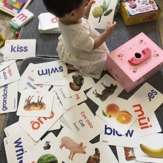 COMBO 2 ( BỘ THẺ HỌC  18 CHỦ ĐỀ TGXQ TO VÀ TRANH TREO TƯỜNG 14 CHỦ ĐÈ CHO BÉ)