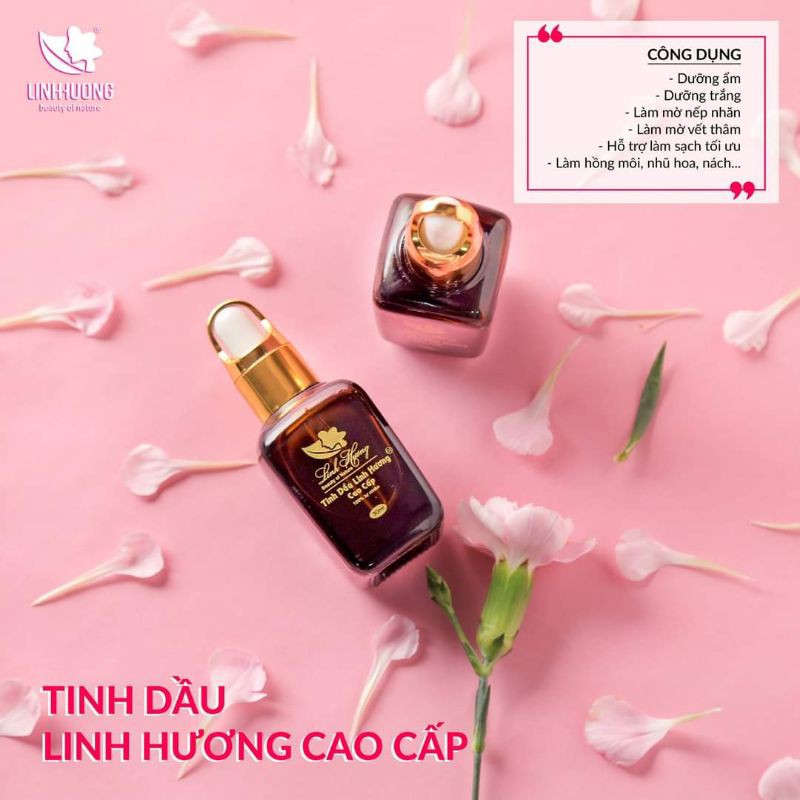 Tinh dầu Linh Hương làm mờ vết thâm da do sẹo, mụn ở mặt đầu gối, nách, nhũ hoa, côn trùng cắn 30ml
