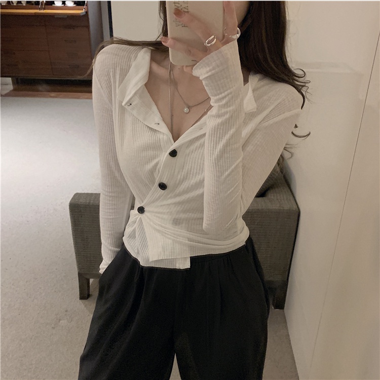 Áo cardigan nữ dáng ôm tay dài thời trang Hàn Quốc cuốn hút