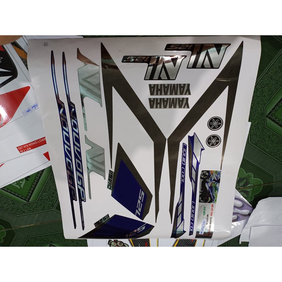 tem rời crom nouvo 6 xanh bạc gp