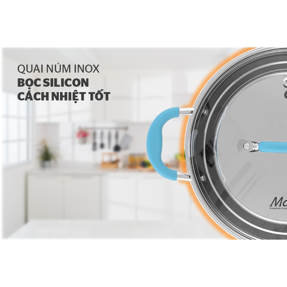 BỘ NỒI INOX 304 5 ĐÁY SUNHOUSE MAMA SHG504