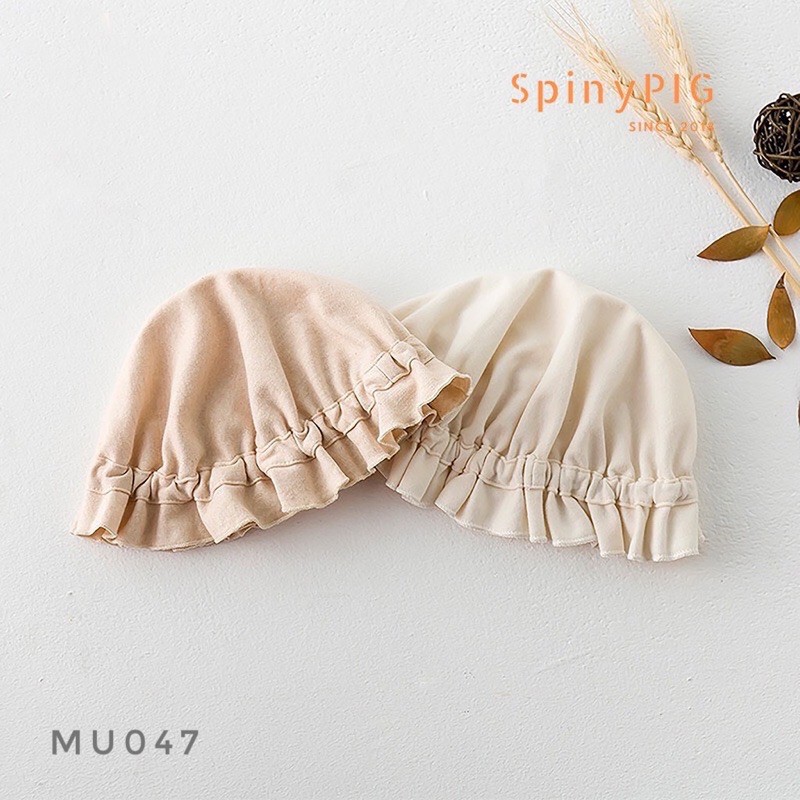 Mũ bé gái cotton hữu cơ MU047