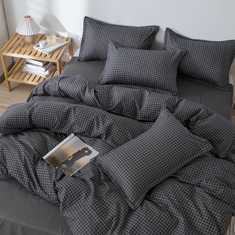 [SIÊU SALE] Bộ Cotton poly Kẻ Đen(mẫu 2021)