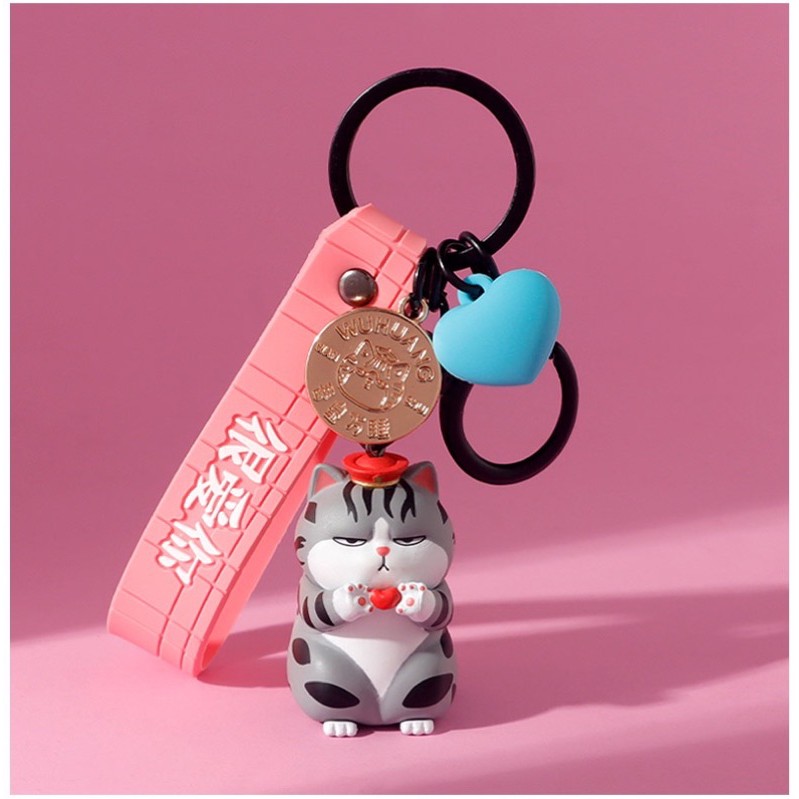 Móc khoá Chó Mèo Hoàng Thượng Ú Dễ thương