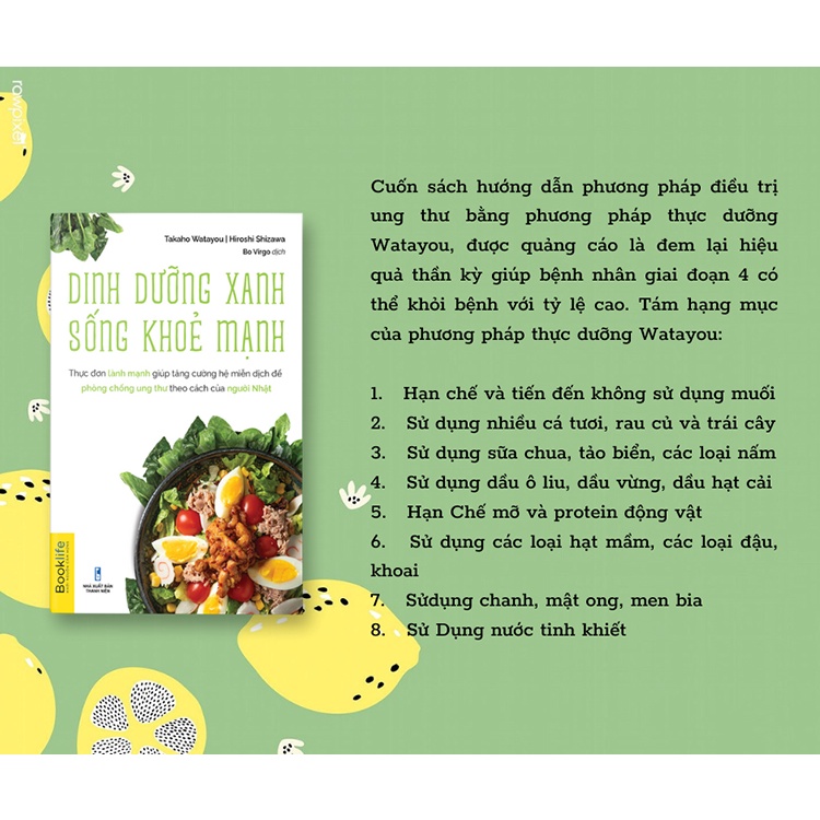 Sách - Dinh Dưỡng Xanh Sống Khỏe Mạnh