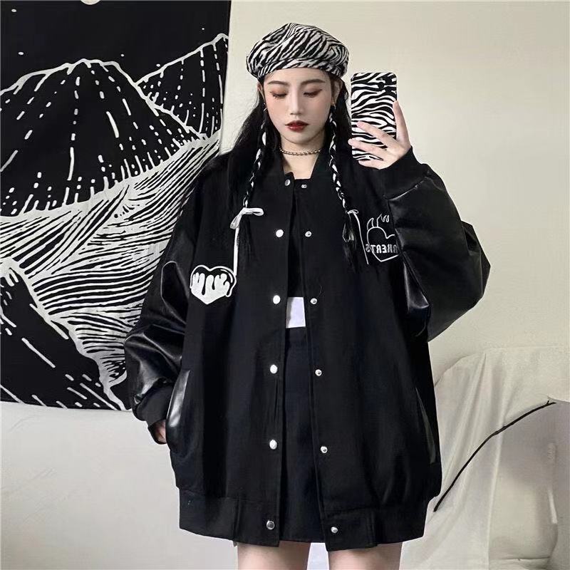 【Yuki】Áo bomber phong cách Baida Harajuku | BigBuy360 - bigbuy360.vn