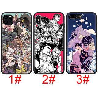 Ốp điện thoại mềm in họa tiết anime JoJo's Bizarre E81 cho Apple iPhone 11 Pro XS Max XR X 8 7 6S 6 Plus 5S 5 SE 2020