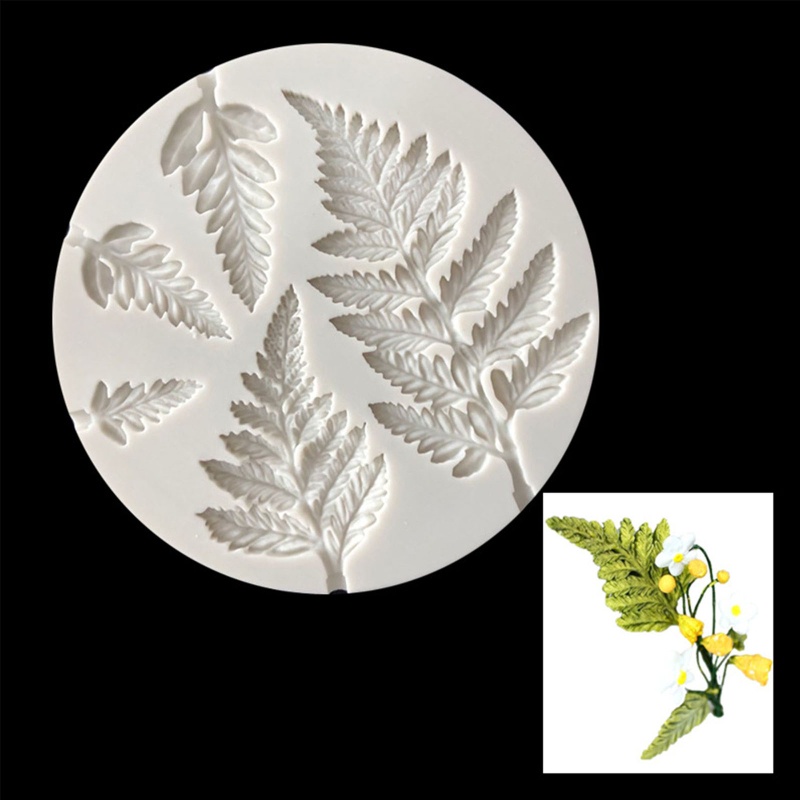Blala Winter Foliages Silicone Mold Fondant Cake Decorating Mould Sugarcraft Chocolate Baking Tool Kitchenware for Cake